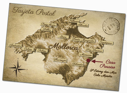 Mallorca Karte Casa Paraiso